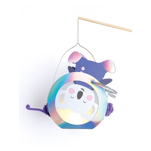 folia PAPER Zestaw w kolorze niebiesko-jasnoróżowym do wykonania lampionu - 5+ ze sklepu Limango Polska w kategorii Zabawki - zdjęcie 187389063