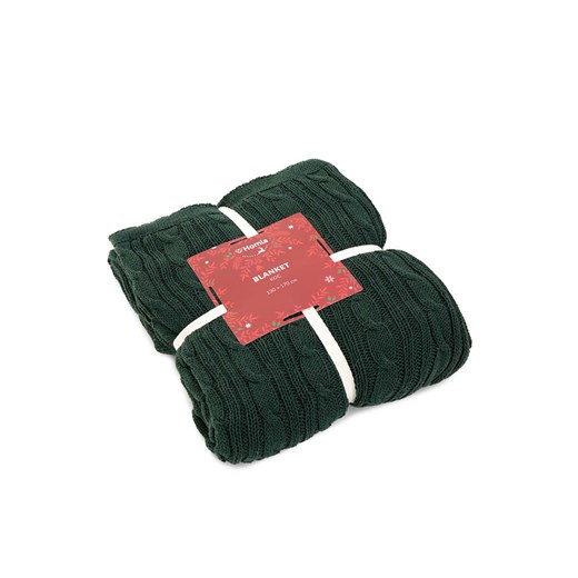 Homla Koc &quot;New Mjolby&quot; w kolorze ciemnozielonym - 170 x 130 cm ze sklepu Limango Polska w kategorii Tekstylia - zdjęcie 187389260