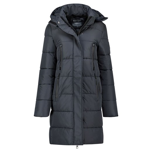 Geographical Norway Płaszcz zimowy &quot;Claudine&quot; w kolorze granatowym ze sklepu Limango Polska w kategorii Kurtki damskie - zdjęcie 187389324