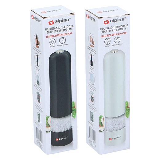 Alpina Elektryczny młynek do przypraw - wys. 20 x  Ø 5,5 cm (produkt Alpina onesize promocja Limango Polska