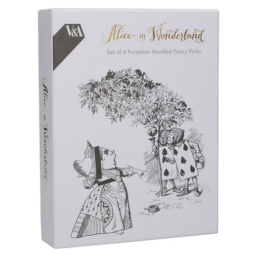 Mikasa Widelczyki (4 szt.) &quot;Alice In Wonderland&quot; w kolorze Mikasa onesize Limango Polska promocja