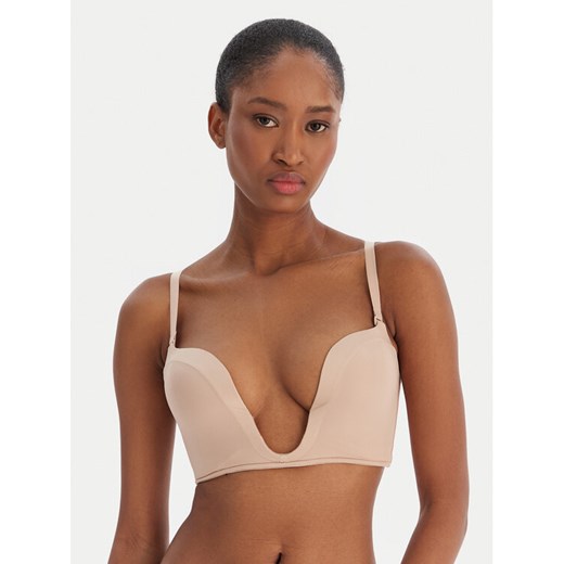 Wonderbra Biustonosz push-up WB0000J5 Beżowy ze sklepu MODIVO w kategorii Biustonosze - zdjęcie 187389574