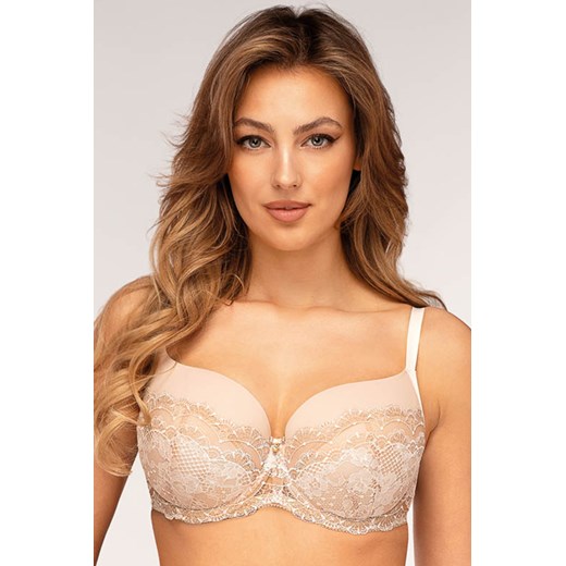 Biustonosz usztywniany Unikat Rosali ecru-beż ze sklepu kontri.pl w kategorii Biustonosze - zdjęcie 187389973