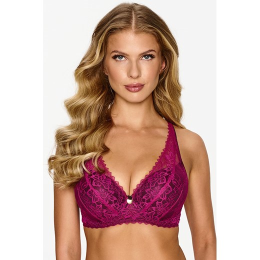 Lupo 2614 biustonosz push up modelujący dekolt fuksja ze sklepu kontri.pl w kategorii Biustonosze - zdjęcie 187390013
