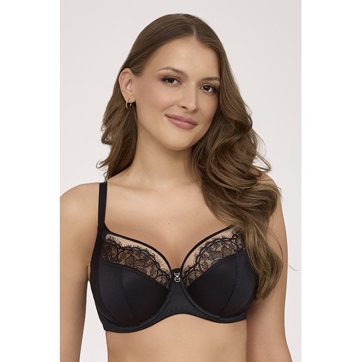 Ava 2230 biustonosz miękki z fiszbinami, koronkowe wykończenia ze sklepu kontri.pl w kategorii Biustonosze - zdjęcie 187390074