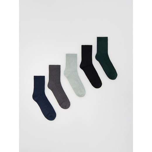 Reserved - Skarpetki 5 pack - granatowy ze sklepu Reserved w kategorii Skarpetki dziecięce - zdjęcie 187390430