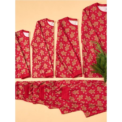 Sinsay - Bawełniana piżama dwuczęściowa w stylu świątecznym - czerwony ze sklepu Sinsay w kategorii Piżamy dziecięce - zdjęcie 187390742