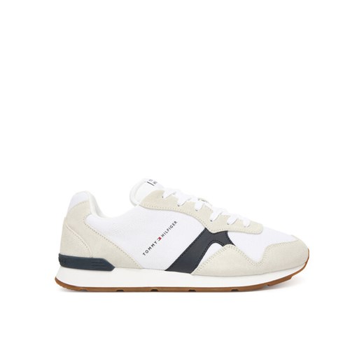 Tommy Hilfiger Sneakersy Runner Icon Mix FM0FM05679 Écru ze sklepu MODIVO w kategorii Buty sportowe męskie - zdjęcie 187391194