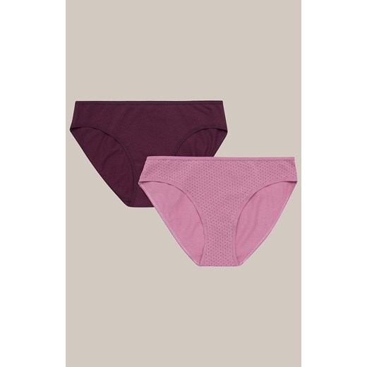 Esotiq 2-pack figi damskie Mia-Mia 42268-K002, Kolor fioletowo-różowy, Rozmiar M, Esotiq ze sklepu Primodo w kategorii Majtki damskie - zdjęcie 187391611
