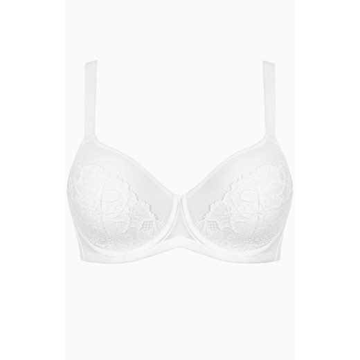 Biustonosz usztywniany balkonetka z koronką biała Priscilla Pizzo, Kolor biały, Rozmiar 75C, INFIORE ze sklepu Primodo w kategorii Biustonosze - zdjęcie 187391643