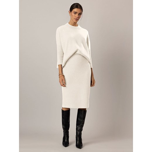 APART Spódnica dzianinowa w kolorze kremowym 36/38 wyprzedaż Limango Polska