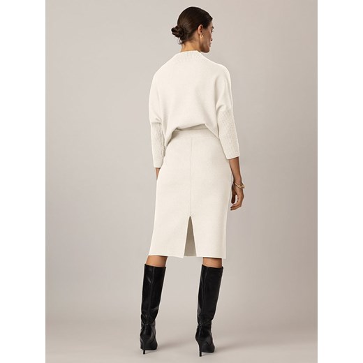 APART Spódnica dzianinowa w kolorze kremowym 36/38 okazyjna cena Limango Polska