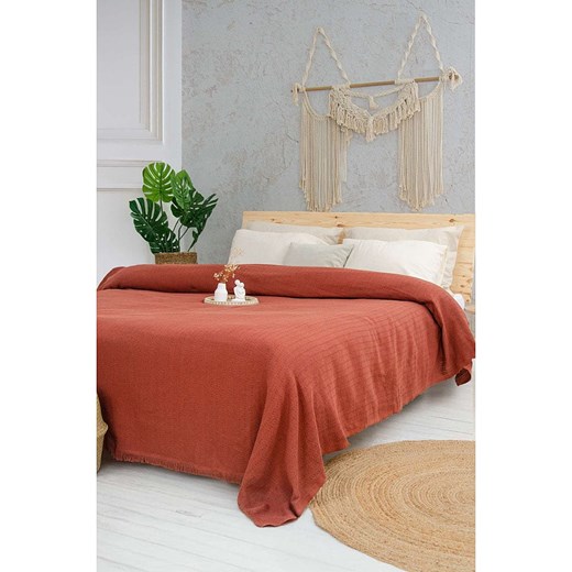 Colourful Cotton Narzuta w kolorze czerwonym ze sklepu Limango Polska w kategorii Tekstylia - zdjęcie 187392052