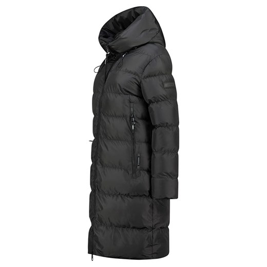 Geographical Norway Płaszcz zimowy &quot;April&quot; w kolorze czarnym Geographical Norway XL promocyjna cena Limango Polska