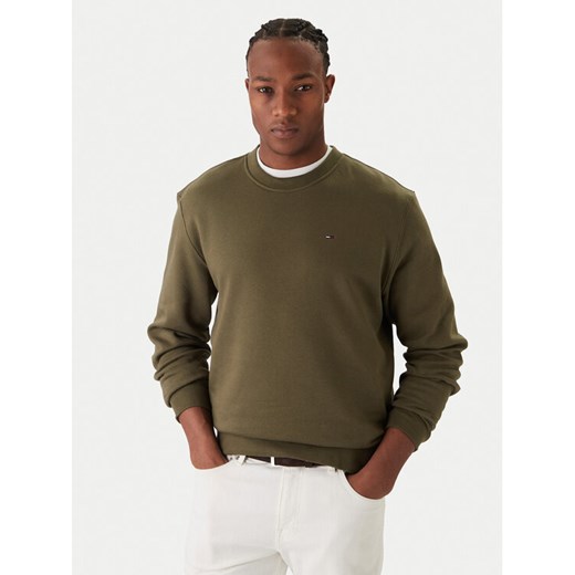 Tommy Jeans Bluza DM0DM20741 Zielony Regular Fit ze sklepu MODIVO w kategorii Bluzy męskie - zdjęcie 187393073