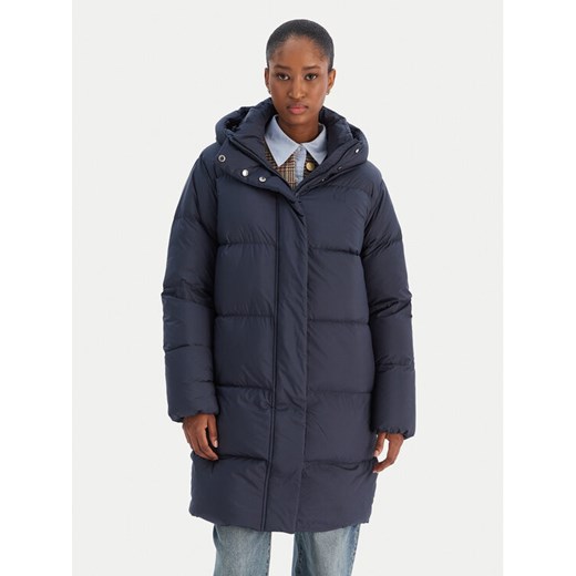 Tommy Hilfiger Kurtka puchowa Modern WW0WW46535 Granatowy Regular Fit ze sklepu MODIVO w kategorii Kurtki damskie - zdjęcie 187393082