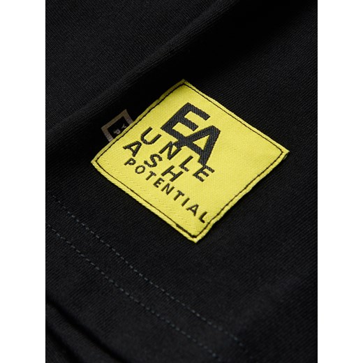 Reserved - Bawełniany t-shirt z nadrukiem - czarny Reserved 134 (8 lat) Reserved