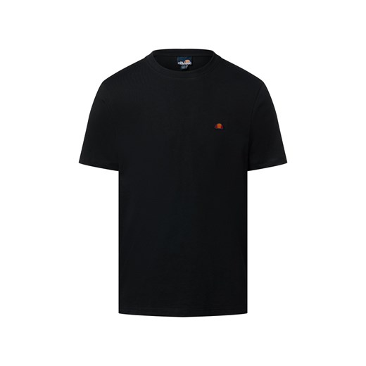 ellesse Koszulka męska - Cassica Mężczyźni Bawełna czarny jednolity ze sklepu vangraaf w kategorii T-shirty męskie - zdjęcie 187393674