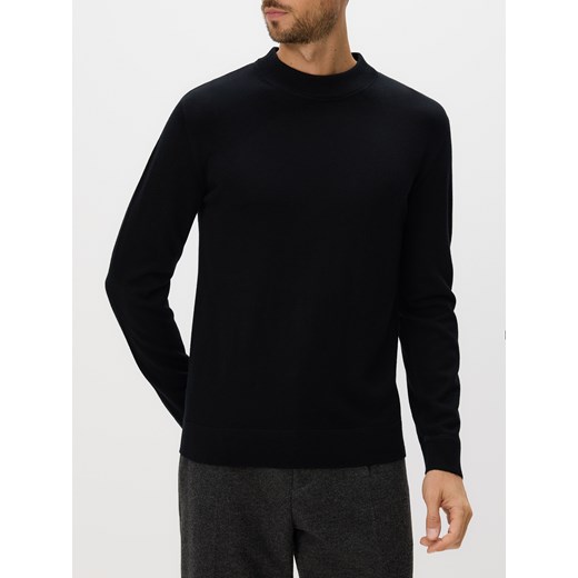 Reserved - Sweter z wełny merino - czarny ze sklepu Reserved w kategorii Swetry męskie - zdjęcie 187394634