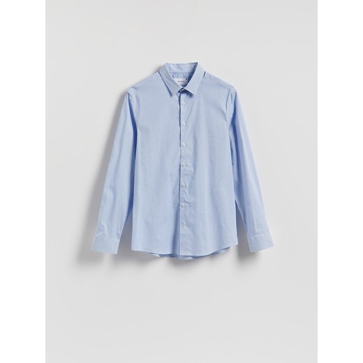 Reserved - Koszula slim fit w kratę - jasnoniebieski ze sklepu Reserved w kategorii Koszule męskie - zdjęcie 187394700