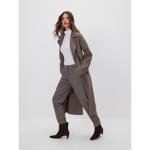 Reserved - Spodnie cygaretki w kratę - wielobarwny ze sklepu Reserved w kategorii Spodnie damskie - zdjęcie 187395004