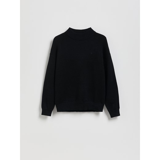 Reserved - Sweter ze stójką - czarny ze sklepu Reserved w kategorii Swetry chłopięce - zdjęcie 187395413