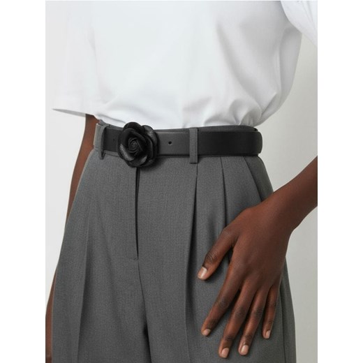 Sinsay - Pasek z klamrą w kształcie róży - czarny ze sklepu Sinsay w kategorii Paski damskie - zdjęcie 187396824
