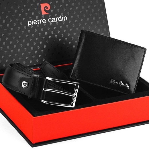 Zestaw na prezent dla mężczyzny portfel i pasek męski skórzany Pierre Cardin ze sklepu lenaodniemowlakadoszkolniaka.pl w kategorii Paski męskie - zdjęcie 187398004