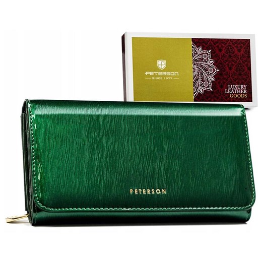 Portfel damski skórzany skóra naturalna Peterson ze sklepu lenaodniemowlakadoszkolniaka.pl w kategorii Portfele damskie - zdjęcie 187398013