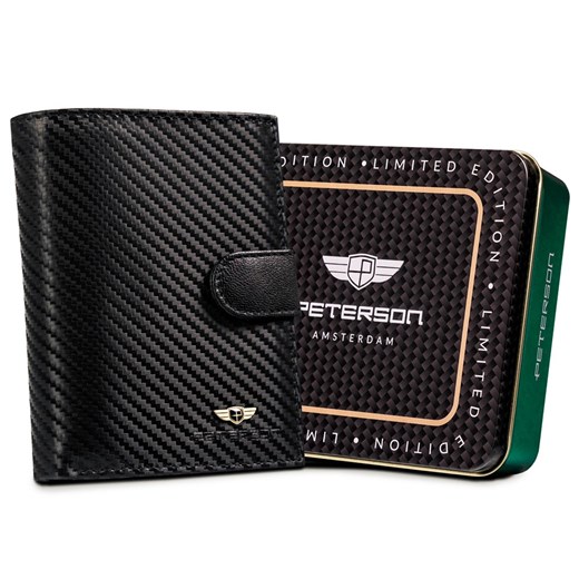 Portfel męski skórzany skóra naturalna Peterson ze sklepu lenaodniemowlakadoszkolniaka.pl w kategorii Portfele męskie - zdjęcie 187398794