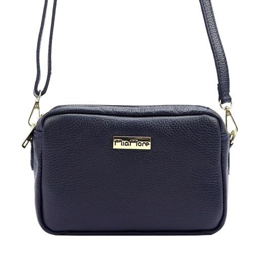 MiaMore torebka listonoszka skóra naturalna niebieski ze sklepu lenaodniemowlakadoszkolniaka.pl w kategorii Listonoszki - zdjęcie 187400080