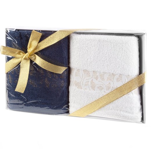 KOMPLET RĘCZNIKÓW BLINK 38 X 24 X 5 CM BIAŁY ze sklepu lenaodniemowlakadoszkolniaka.pl w kategorii Ręczniki - zdjęcie 187400324