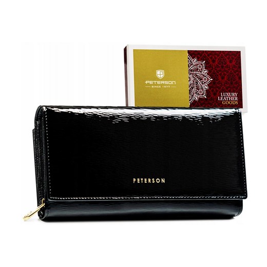 Portfel damski skórzany skóra naturalna Peterson ze sklepu lenaodniemowlakadoszkolniaka.pl w kategorii Portfele damskie - zdjęcie 187400432