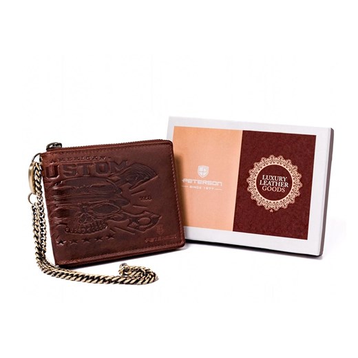 Portfel męski skórzany skóra naturalna Peterson ze sklepu lenaodniemowlakadoszkolniaka.pl w kategorii Portfele męskie - zdjęcie 187401032
