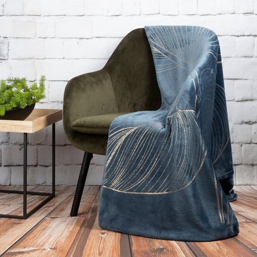 KOC BLANCA 1 150 X 200 CM GRANATOWY ze sklepu lenaodniemowlakadoszkolniaka.pl w kategorii Narzuty i kapy - zdjęcie 187401603