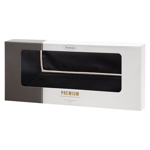 OBRUS MADELE 85 X 85 CM CZARNY Eurofirany uniwersalny lenaodniemowlakadoszkolniaka.pl