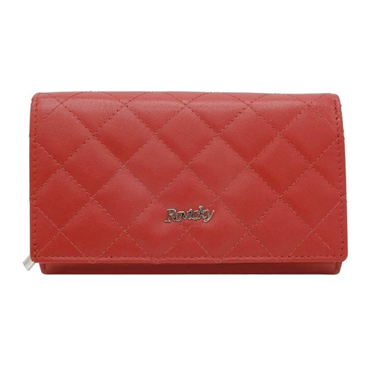 Rovicky portfel skóra naturalna czerwony [DH] R-RD-21-GCL-Q - kobieta ze sklepu lenaodniemowlakadoszkolniaka.pl w kategorii Portfele damskie - zdjęcie 187402100