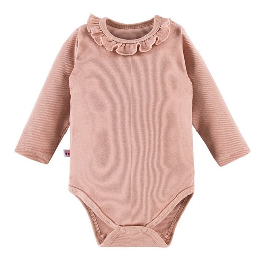 Body z długim rękawem niemowlęce dla dziewczynki Eevi Bloom beż ze sklepu lenaodniemowlakadoszkolniaka.pl w kategorii Body niemowlęce - zdjęcie 187402944