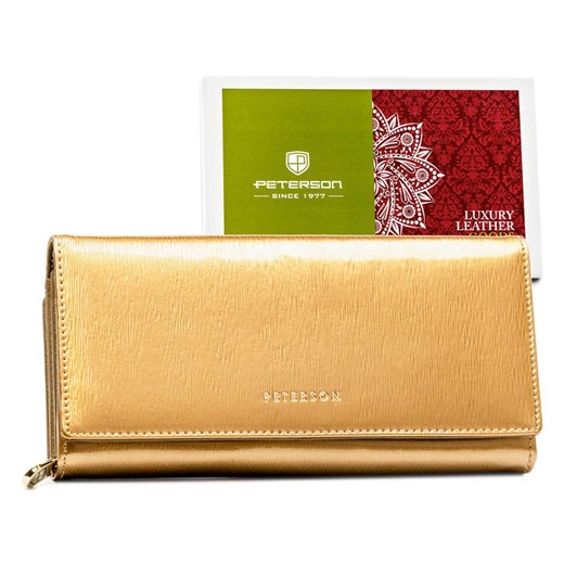 Portfel damski skórzany skóra naturalna Peterson ze sklepu lenaodniemowlakadoszkolniaka.pl w kategorii Portfele damskie - zdjęcie 187403612
