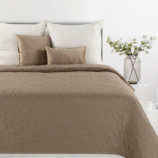 NARZUTA LEN 4 220 X 240 CM BRĄZOWY ze sklepu lenaodniemowlakadoszkolniaka.pl w kategorii Narzuty i kapy - zdjęcie 187403844