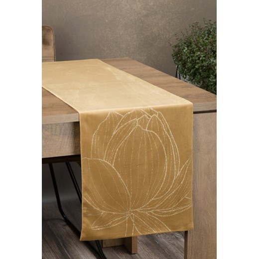OBRUS BLINK 12 35 X 140 CM MIODOWY ze sklepu lenaodniemowlakadoszkolniaka.pl w kategorii Obrusy i bieżniki - zdjęcie 187405553