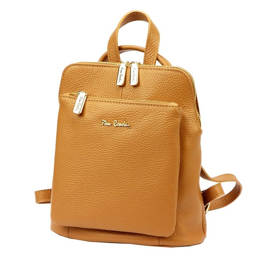 Plecak damski skórzany skóra naturalna Pierre Cardin ze sklepu lenaodniemowlakadoszkolniaka.pl w kategorii Plecaki - zdjęcie 187406262