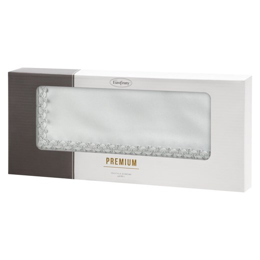 OBRUS ELIMA 30 X 40 CM BIAŁY ze sklepu lenaodniemowlakadoszkolniaka.pl w kategorii Obrusy i bieżniki - zdjęcie 187411562