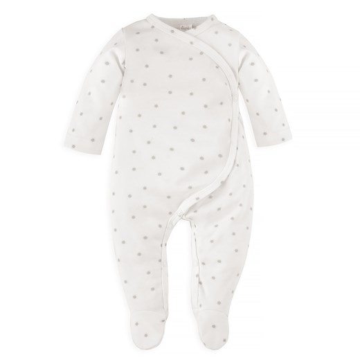 Pajacyk niemowlęcy HELLO écru,słoneczka 56 ze sklepu lenaodniemowlakadoszkolniaka.pl w kategorii Pajacyki - zdjęcie 187411712