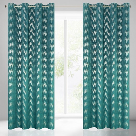 ZASŁONA GOTOWA CHILL 140 X 250 CM TURKUSOWY ze sklepu lenaodniemowlakadoszkolniaka.pl w kategorii Zasłony - zdjęcie 187412011