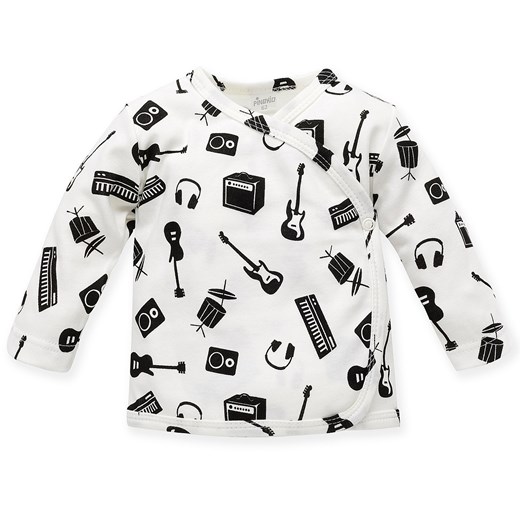 Kaftanik niemowlęcy dla chłopca rozpinany Lets rock Pinokio ze sklepu lenaodniemowlakadoszkolniaka.pl w kategorii Kaftaniki i bluzki - zdjęcie 187412070