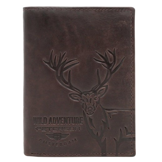 Portfel męski skórzany skóra naturalna Peterson Peterson uniwersalny lenaodniemowlakadoszkolniaka.pl