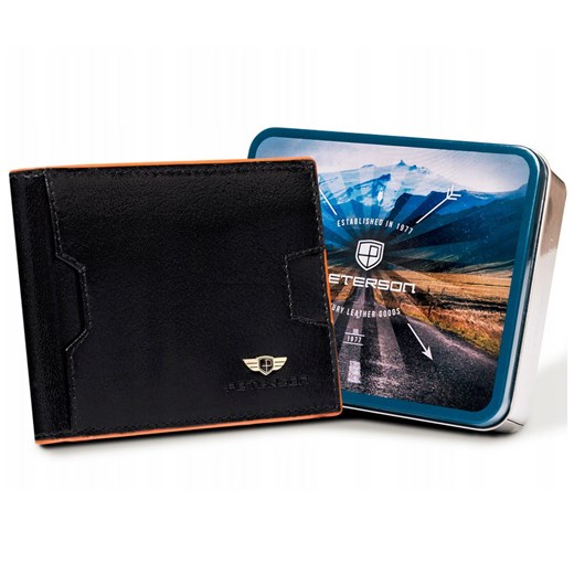 Portfel męski skórzany skóra naturalna Peterson ze sklepu lenaodniemowlakadoszkolniaka.pl w kategorii Portfele męskie - zdjęcie 187413724