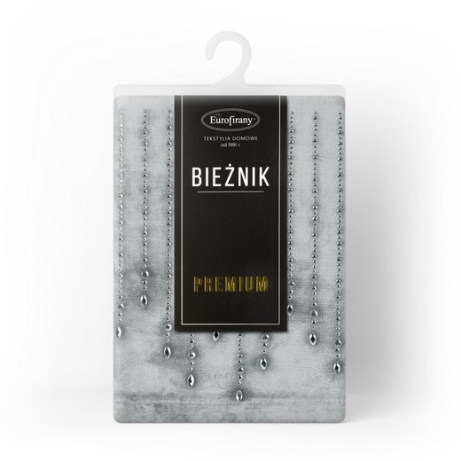 OBRUS ROYAL 3 35 X 140 CM SREBRNY ze sklepu lenaodniemowlakadoszkolniaka.pl w kategorii Obrusy i bieżniki - zdjęcie 187413880