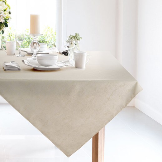 OBRUS SPARKLE 85 X 85 CM KREMOWY ze sklepu lenaodniemowlakadoszkolniaka.pl w kategorii Obrusy i bieżniki - zdjęcie 187415184